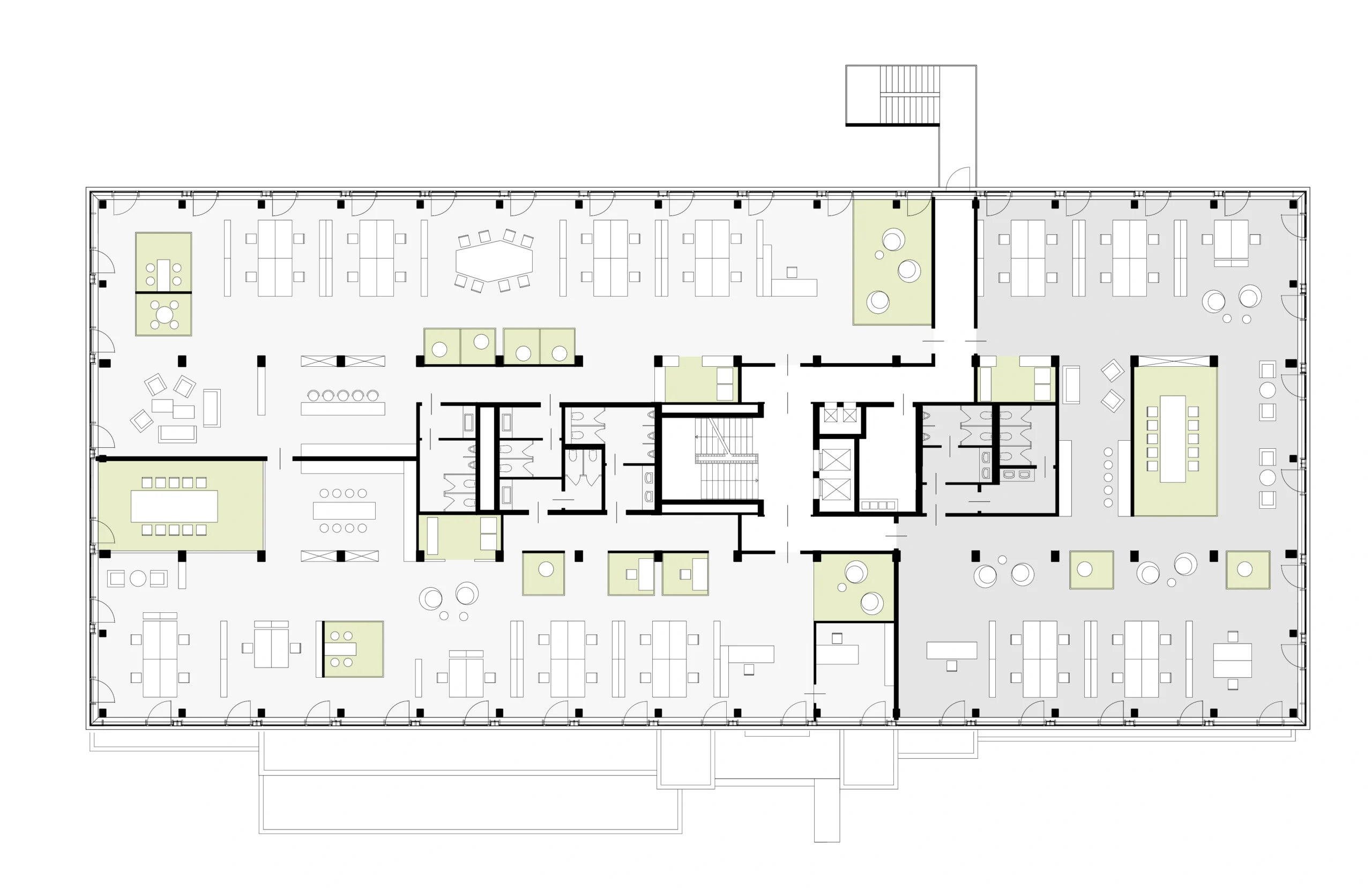 1. OG: ca. 1.346 m², teilbar ab ca. 450 m²